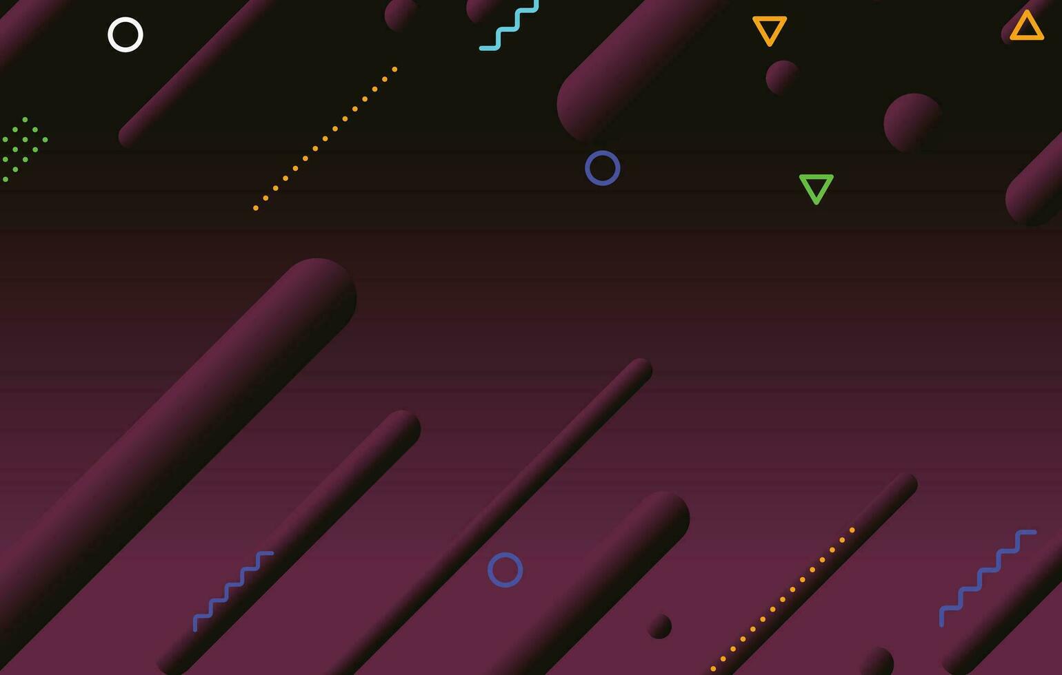 Abstract dark minimal geometric background design vector