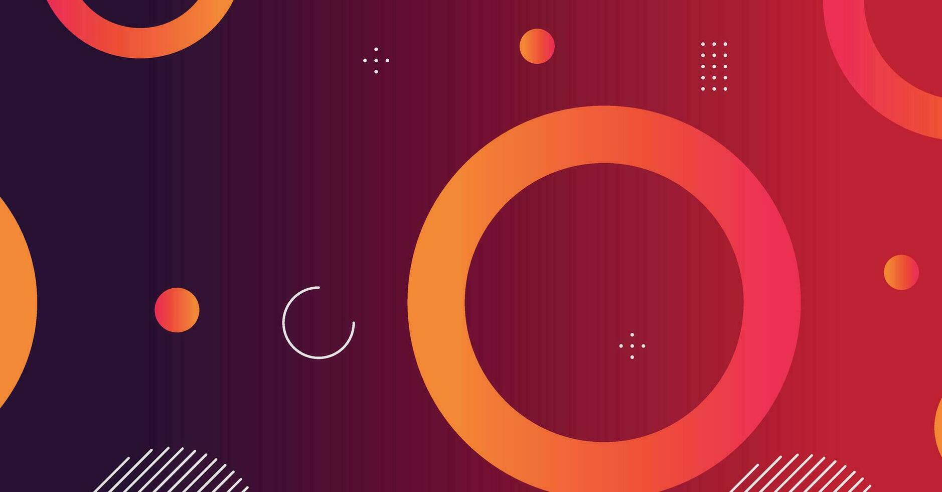 Abstract minimal gradient geometric circle background vector