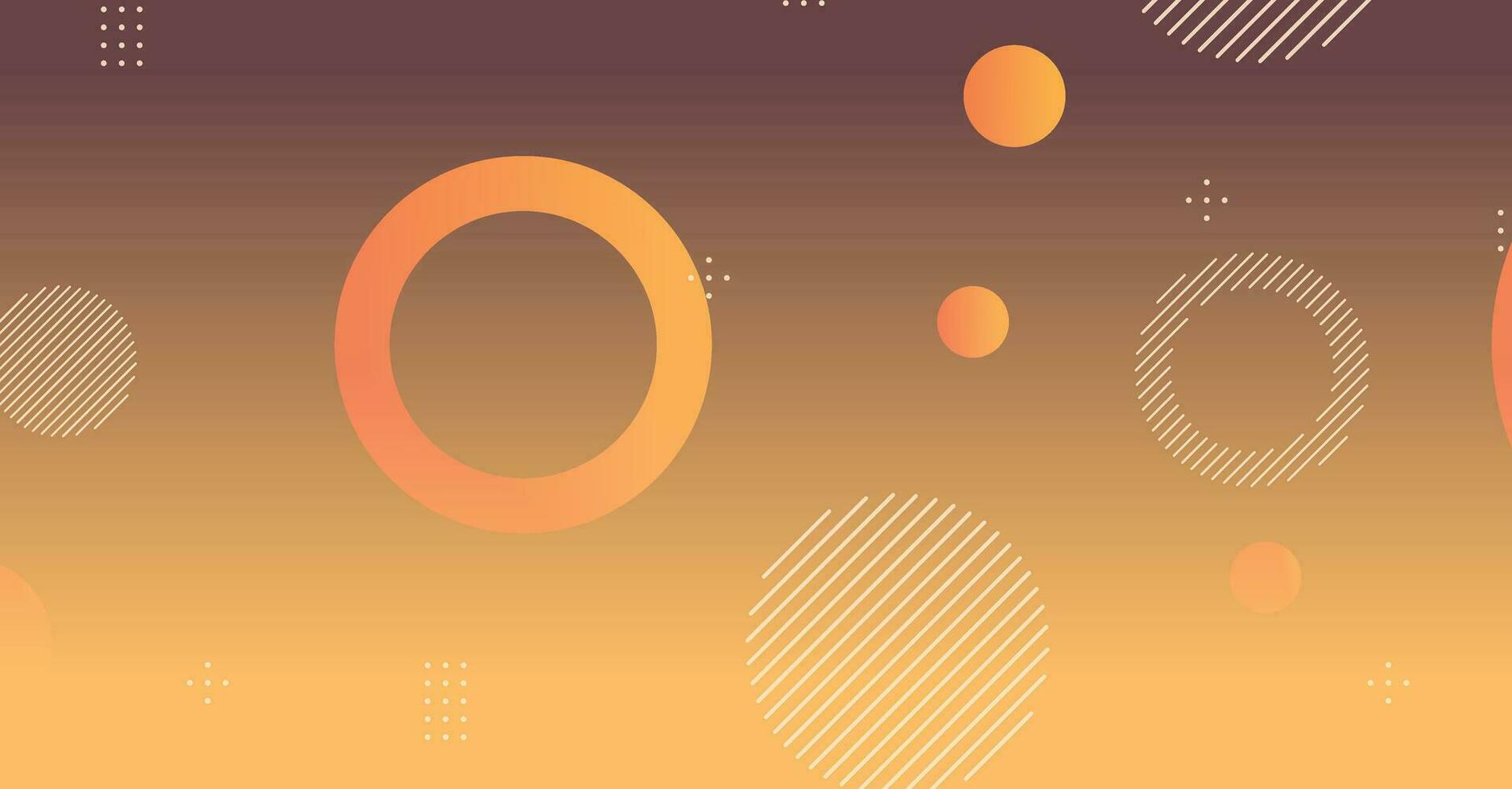 Abstract minimal gradient geometric circle background vector