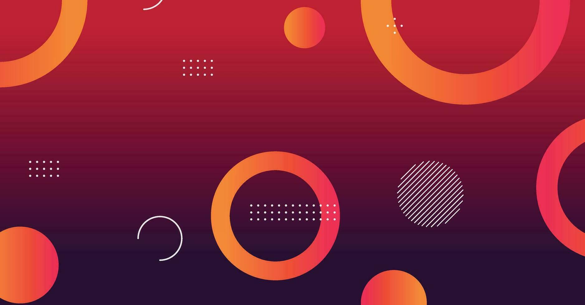 Abstract minimal gradient geometric circle background vector