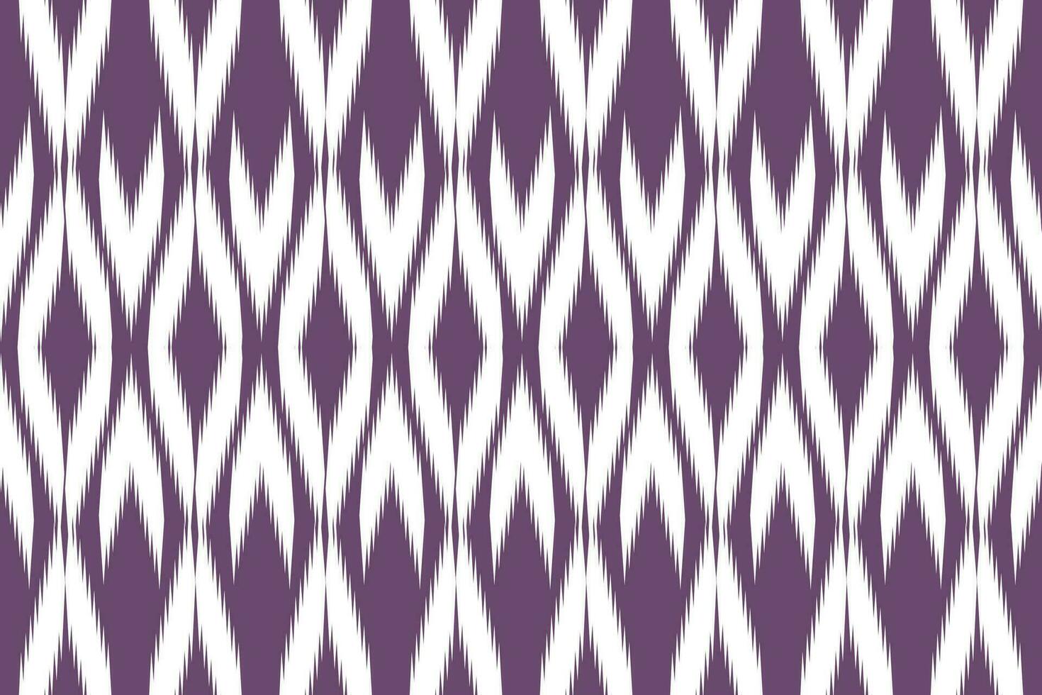 Traditional Ikat fabric seamless pattern vector