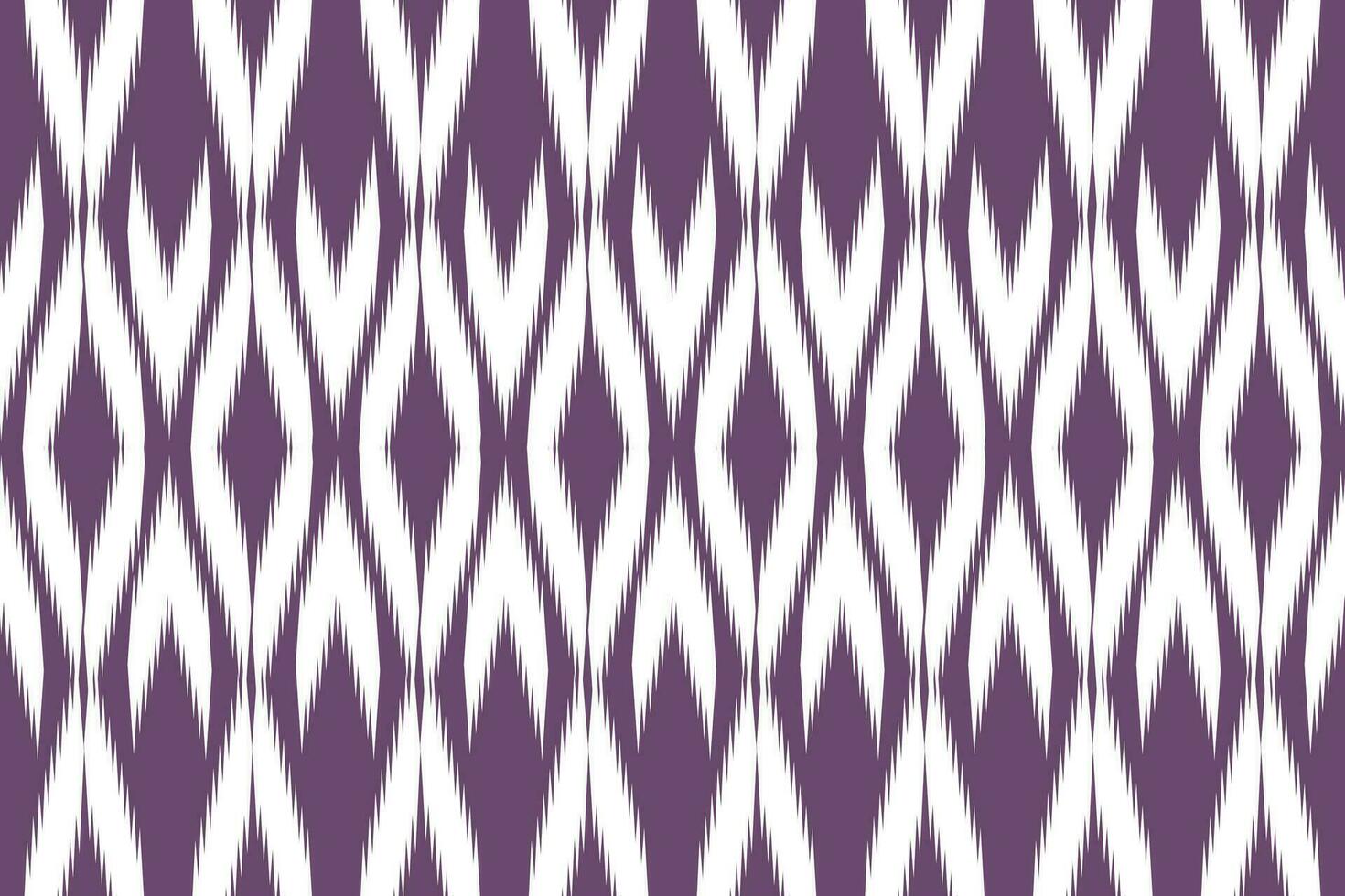 Traditional Ikat fabric seamless pattern vector