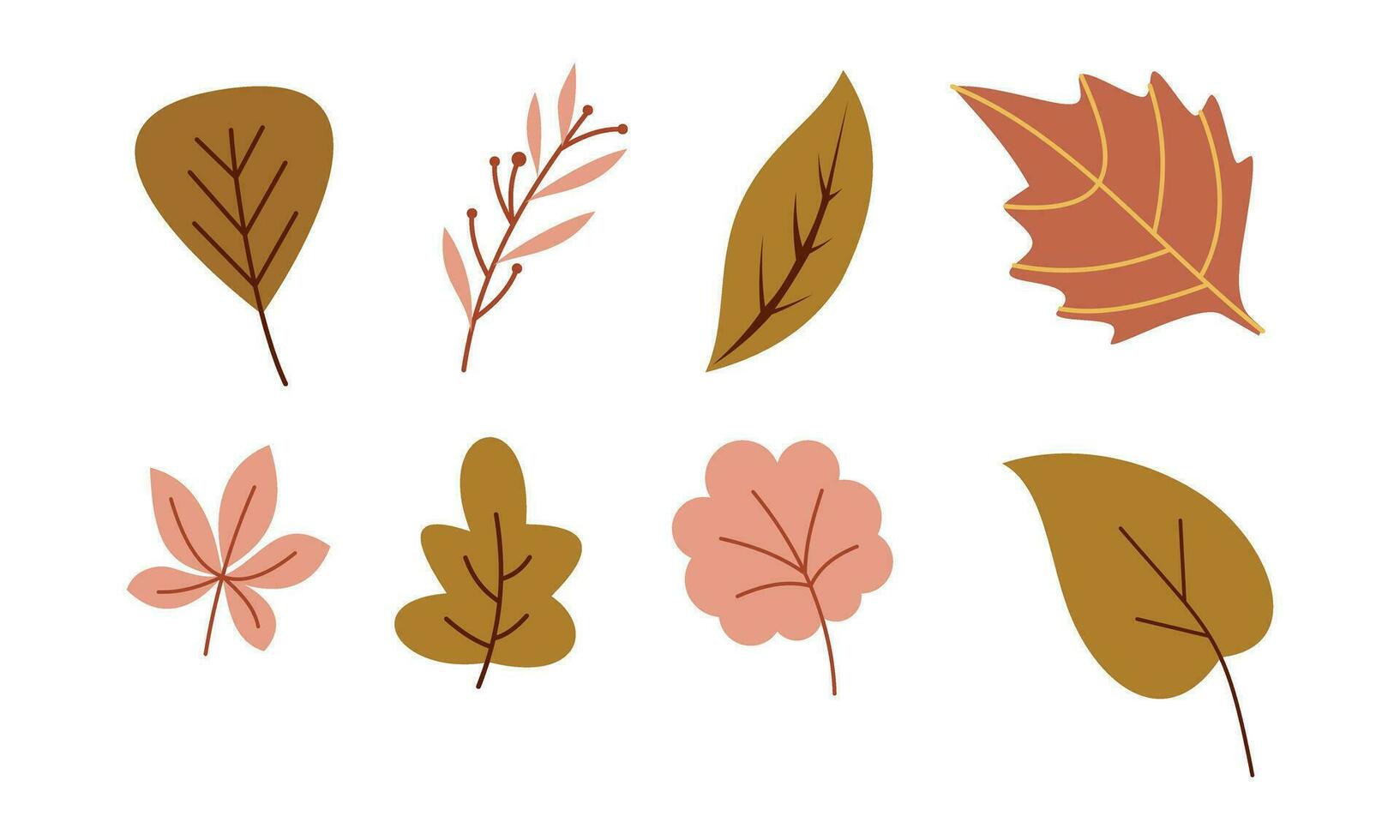 Autumn leaves logo vector image