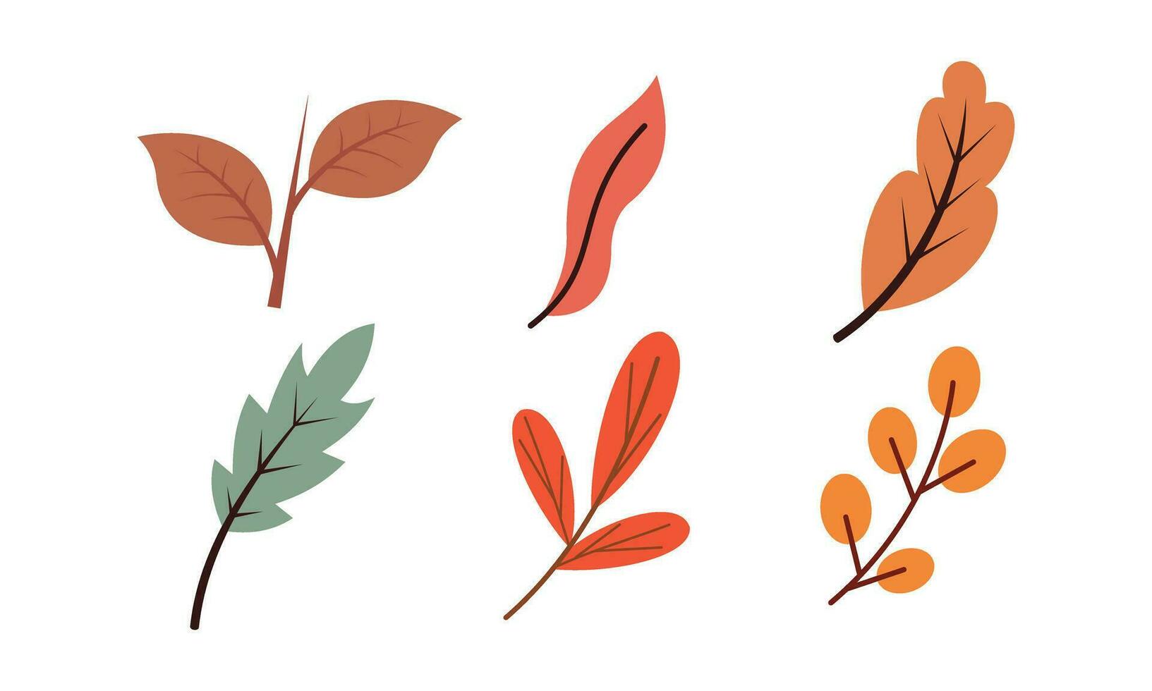 Autumn leaves logo vector image