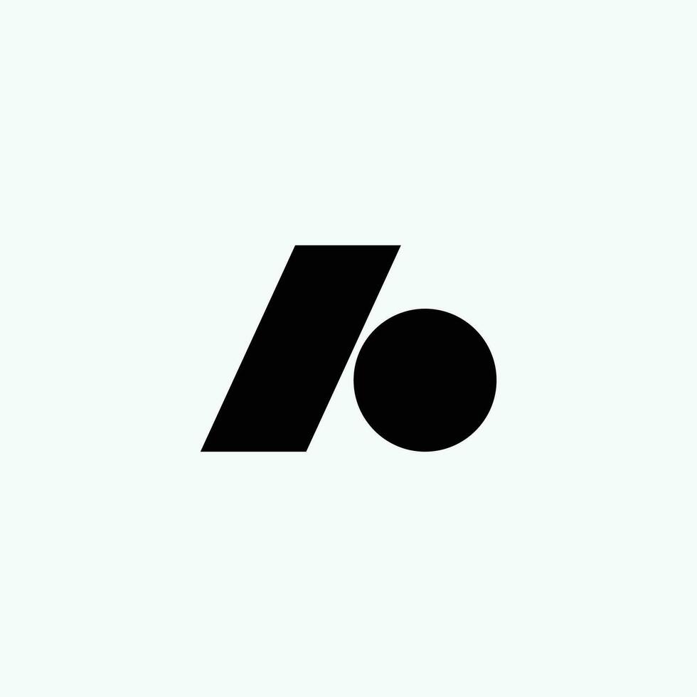 modern, minimalist simple letter A logo, cutout style vector