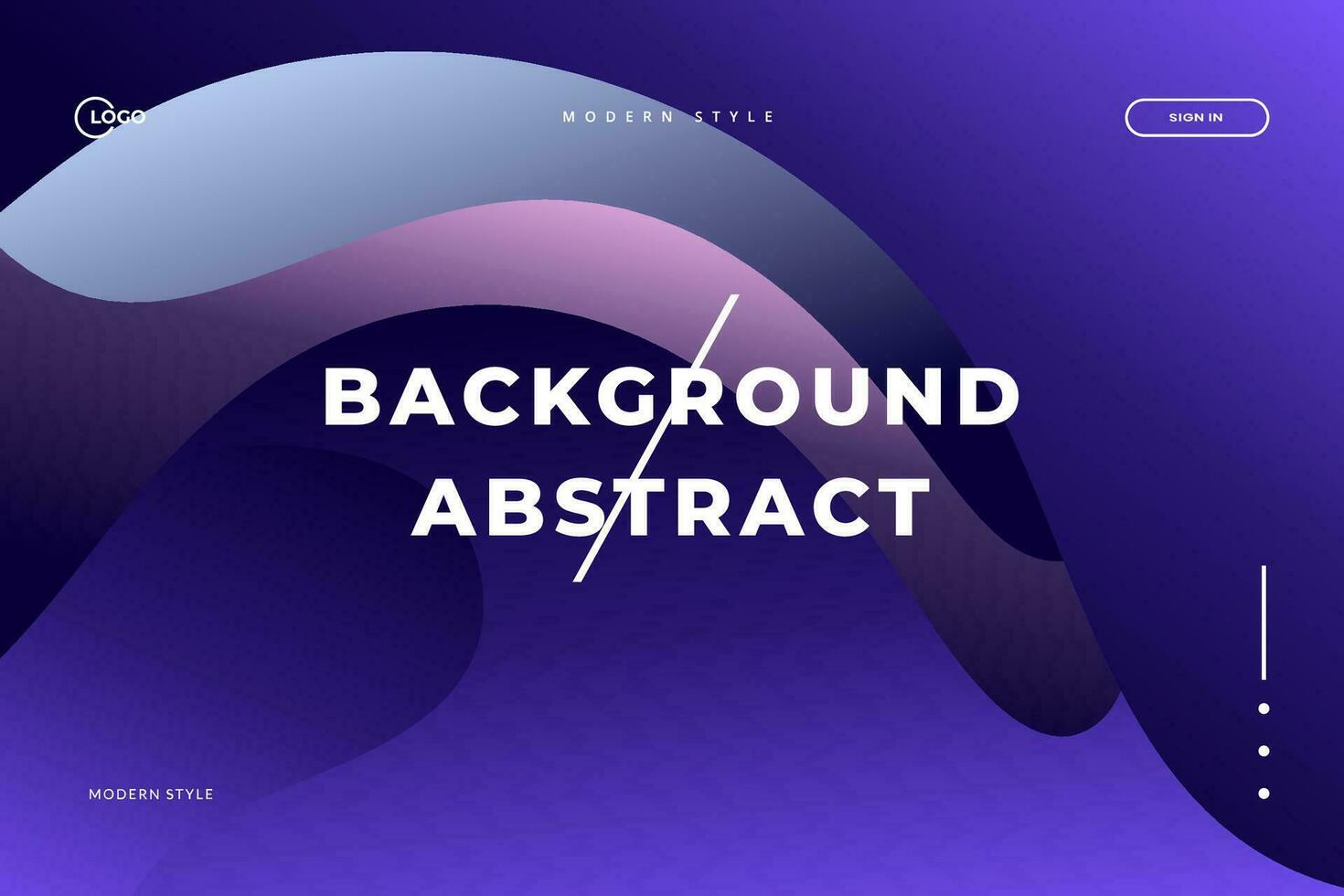 Navy Blue Aesthetic Abstract Background modern template is perfect for your next brochure, website, mobile app, leaflet, flyer, or cover template vector