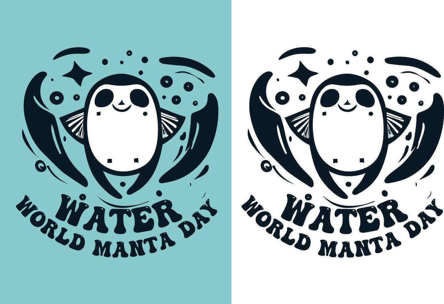 World Manta Day take a astra day T shirt Design vector