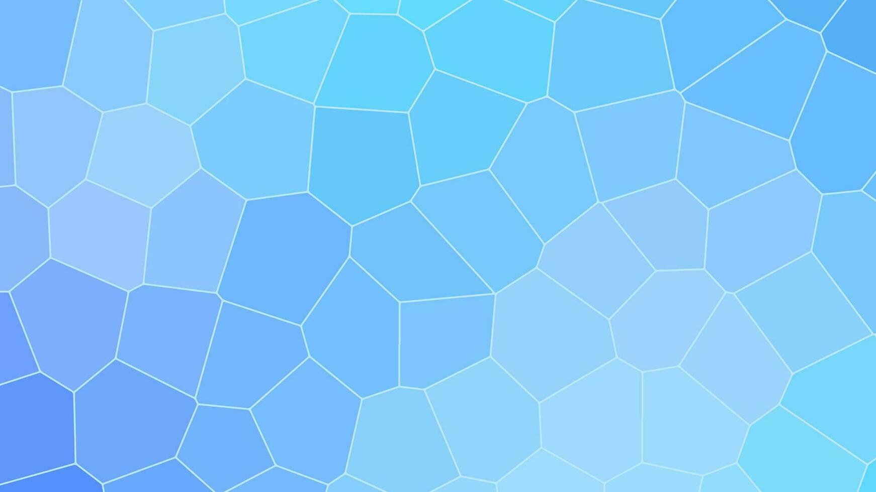 Geometric Blue Ice Mosaic Abstract background. Editable Winter glass texture. vector