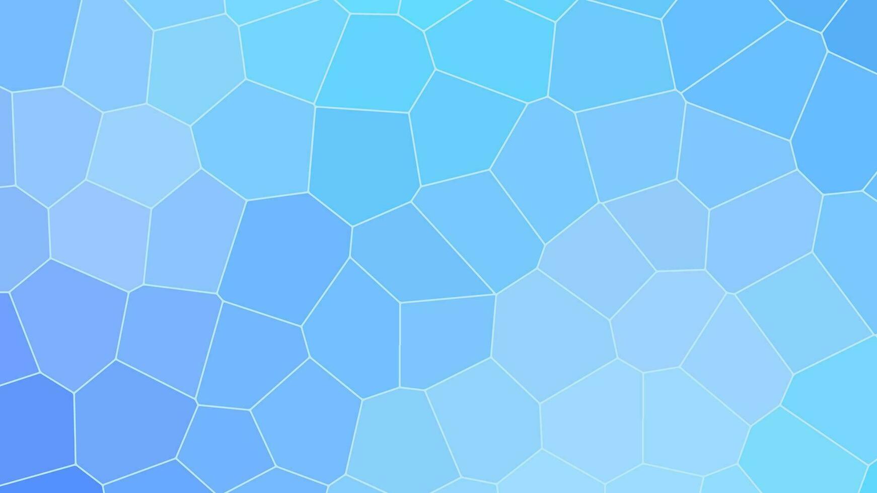 Geometric Blue Ice Mosaic Abstract background. Editable Winter glass texture. vector