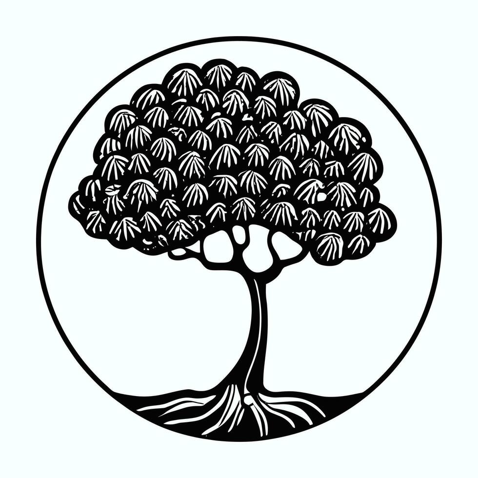 black Fruit silhouette in white background vector