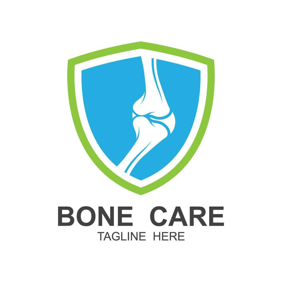 joint care, bone care logo vector icon illustration design. logo for hospital, finance, and brand company