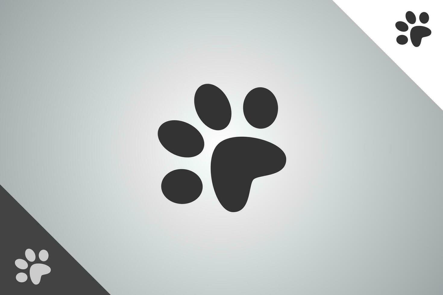 Animal pet modern logotype and symbol. Perfect logo for business related to animal, pet and veterinary. Isolated on background. Vector eps 10.