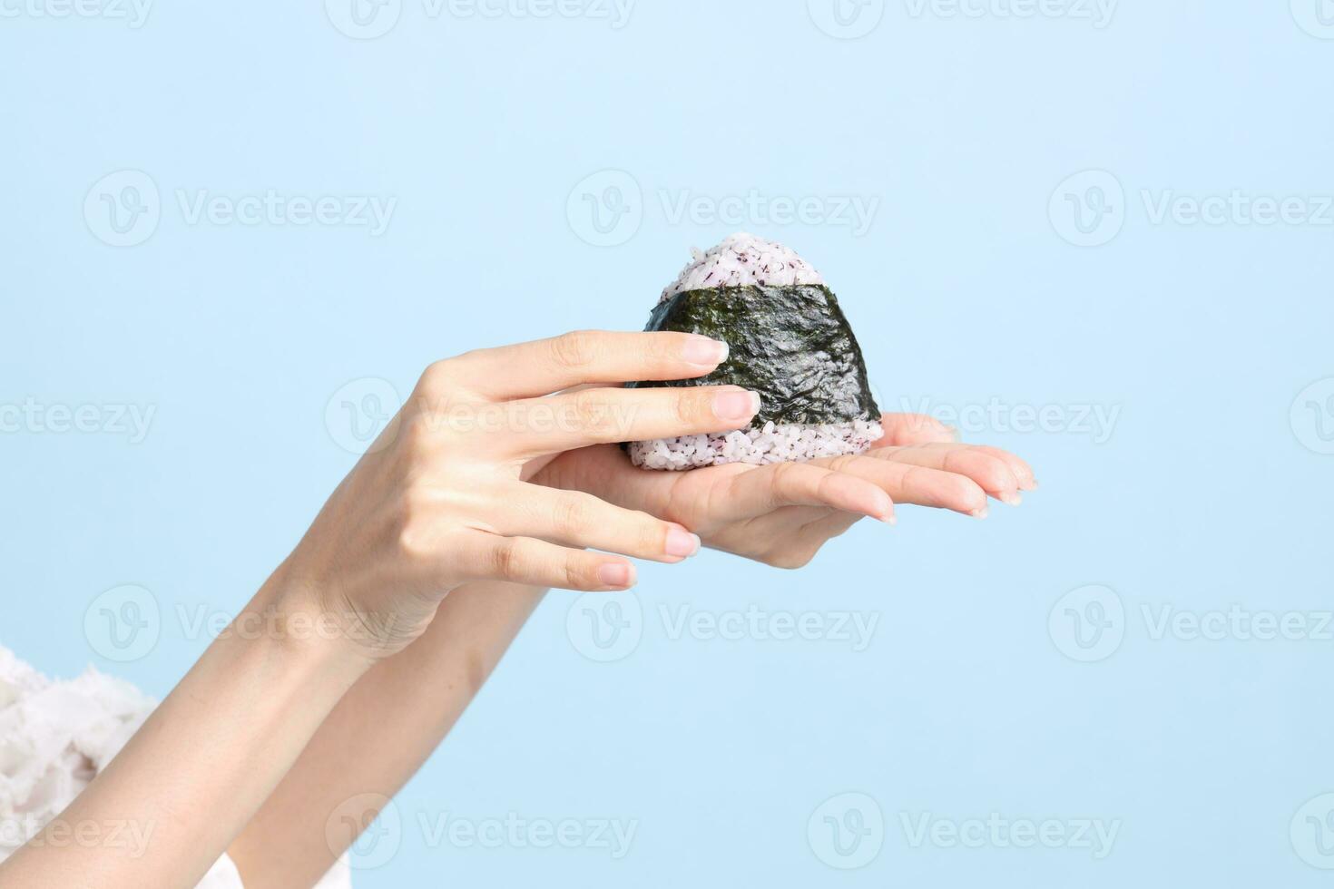Hand Holding Food photo