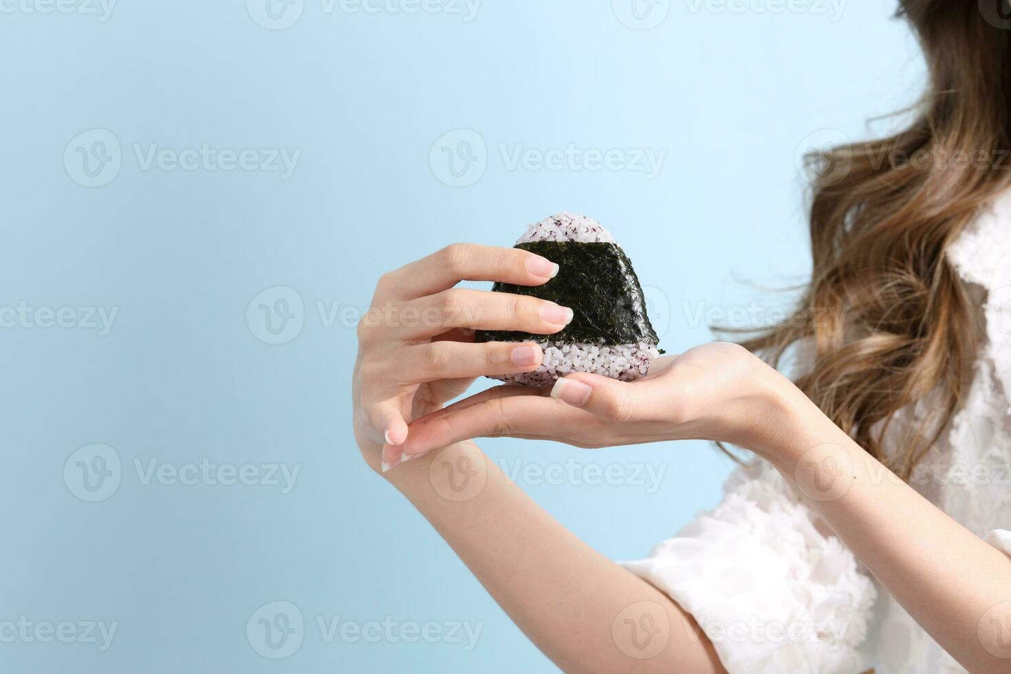Hand Holding Food photo