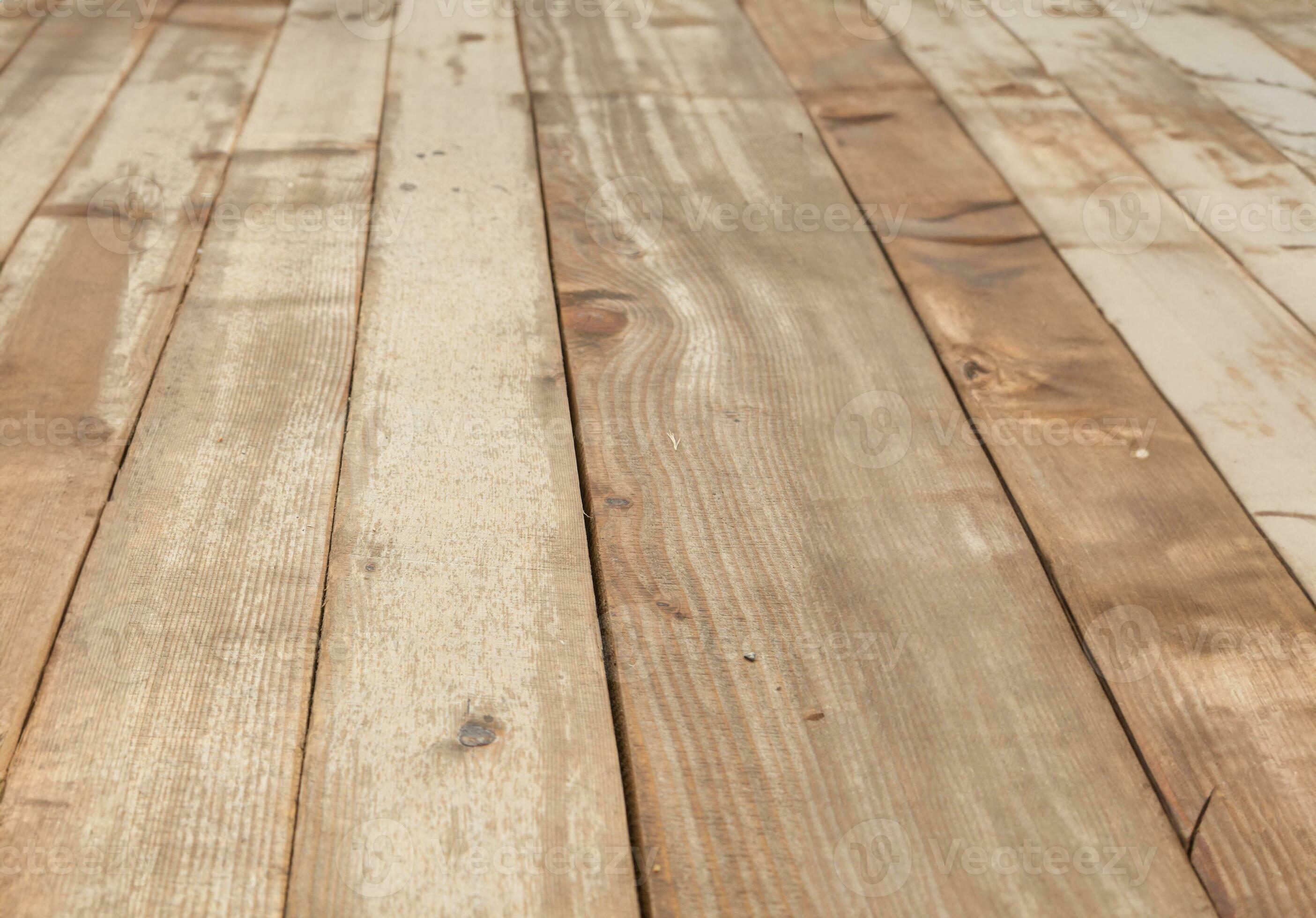 A closeup texture of untreated wooden floorboards. 34042324 Stock