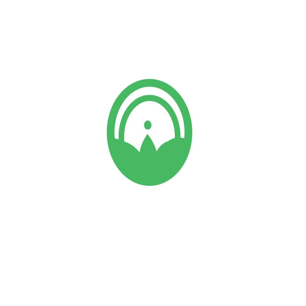 Professional charity and Foundation logo design with leaf concept. vector