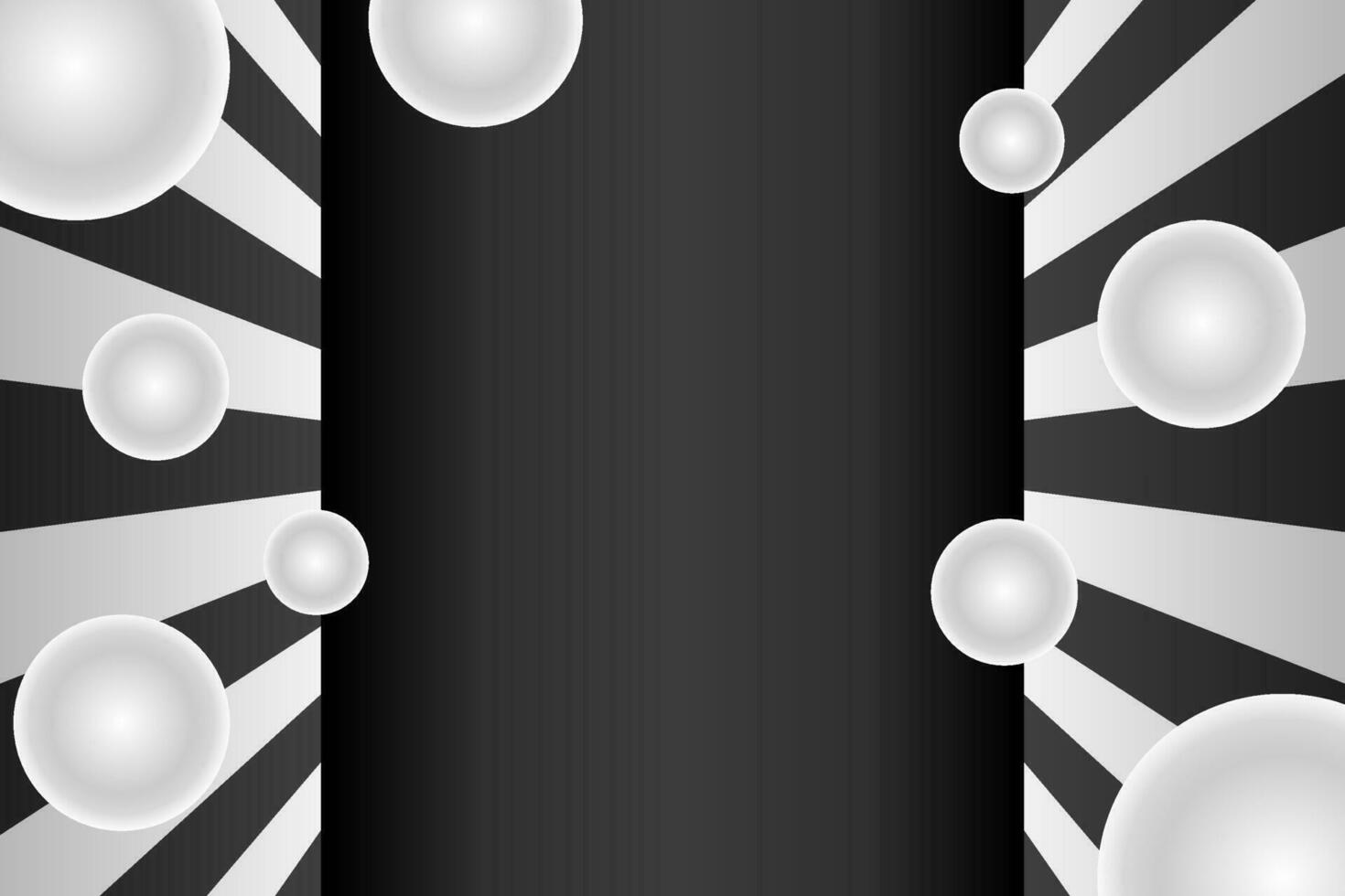 Black and white striped background for promotions or presentations. vector