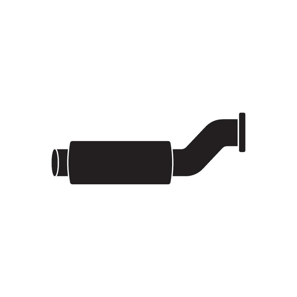 car exhaust icon vector