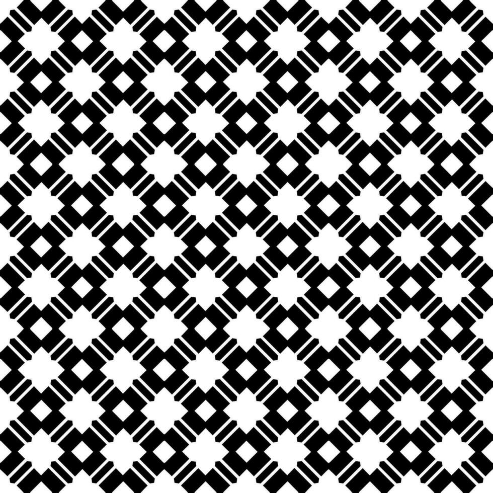 Black and white seamless abstract pattern. Background and backdrop. Grayscale ornamental design. vector