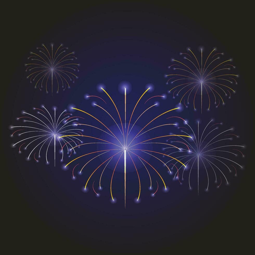 Fireworks Celebration Image Vector