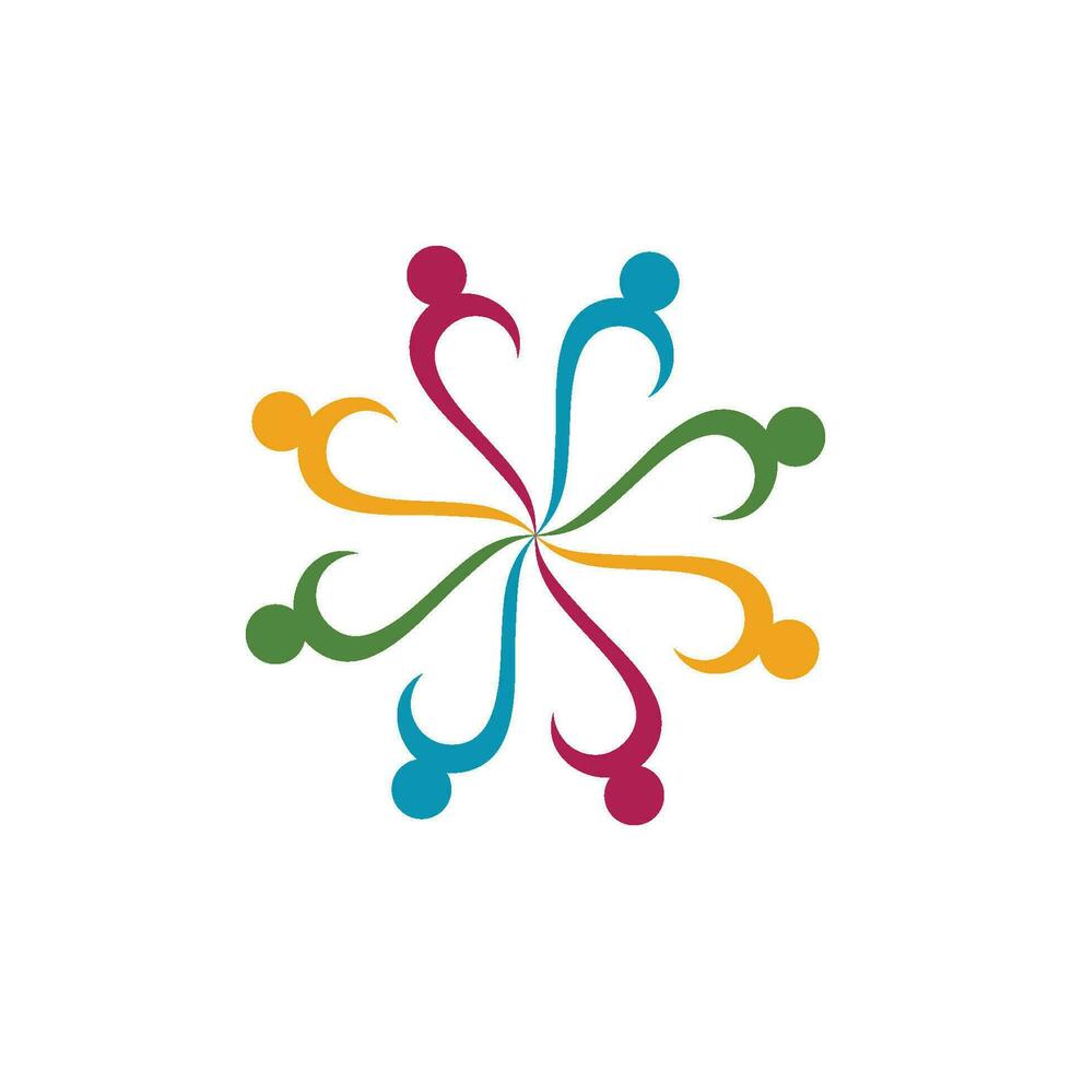 Community, network and social icon vector