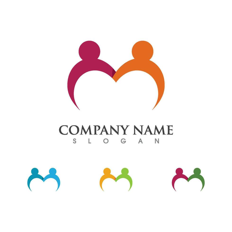 Community, network and social icon vector