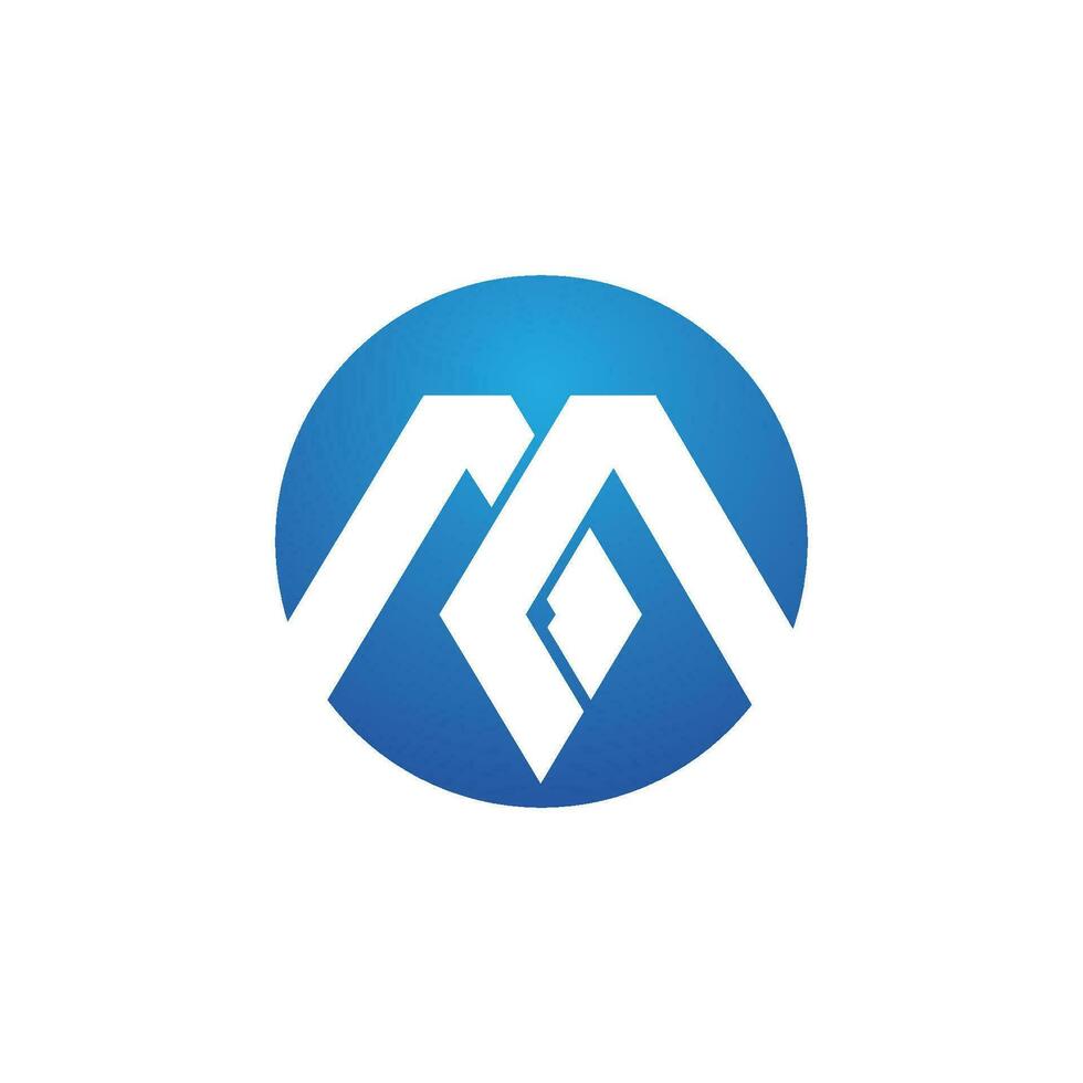 M Letter Logo Template vector