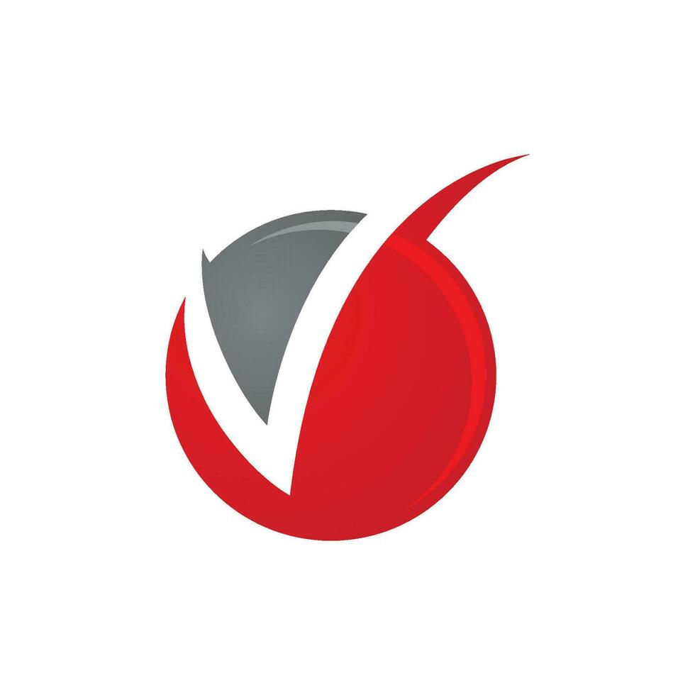 V Letter Logo Template vector