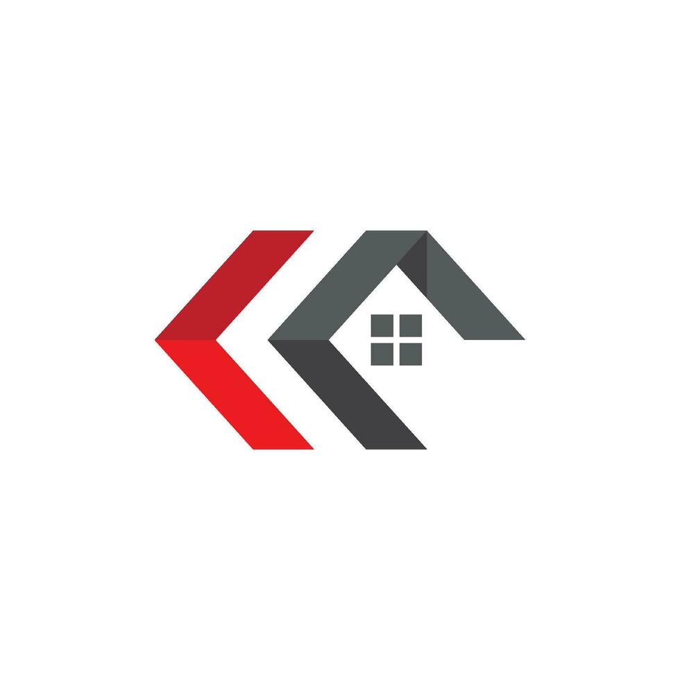 diseño de logotipo de propiedad y construcción vector