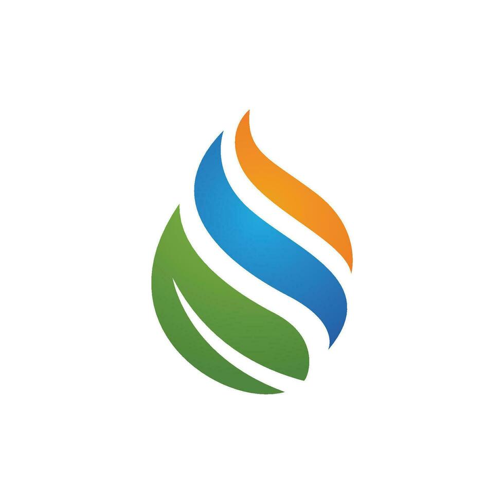 water drop Logo Template vector