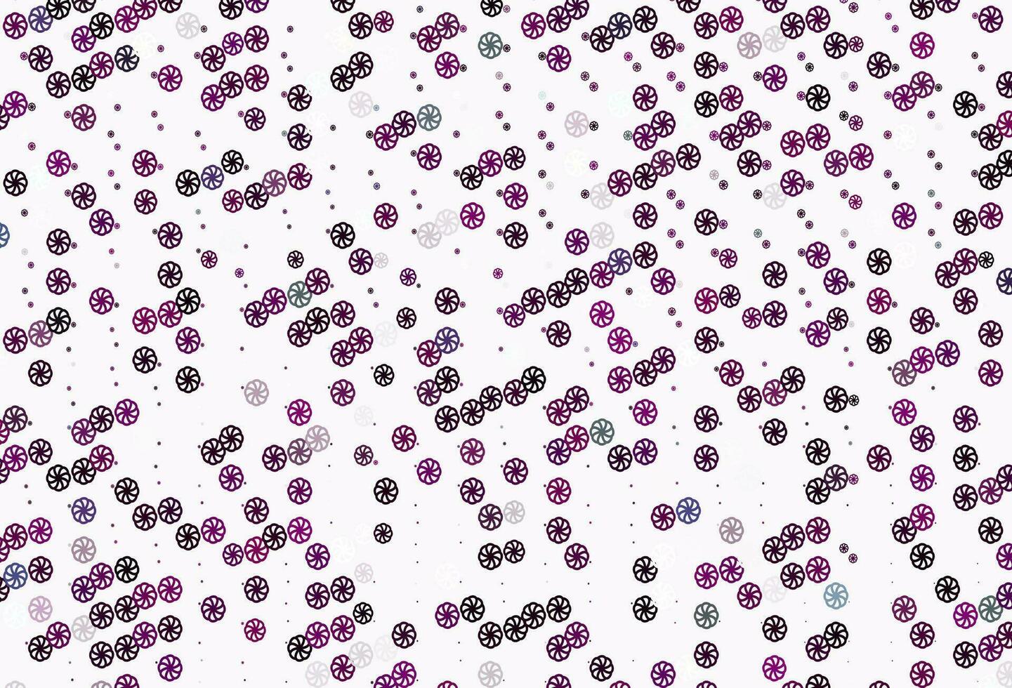 Light Purple vector background with xmas snowflakes.