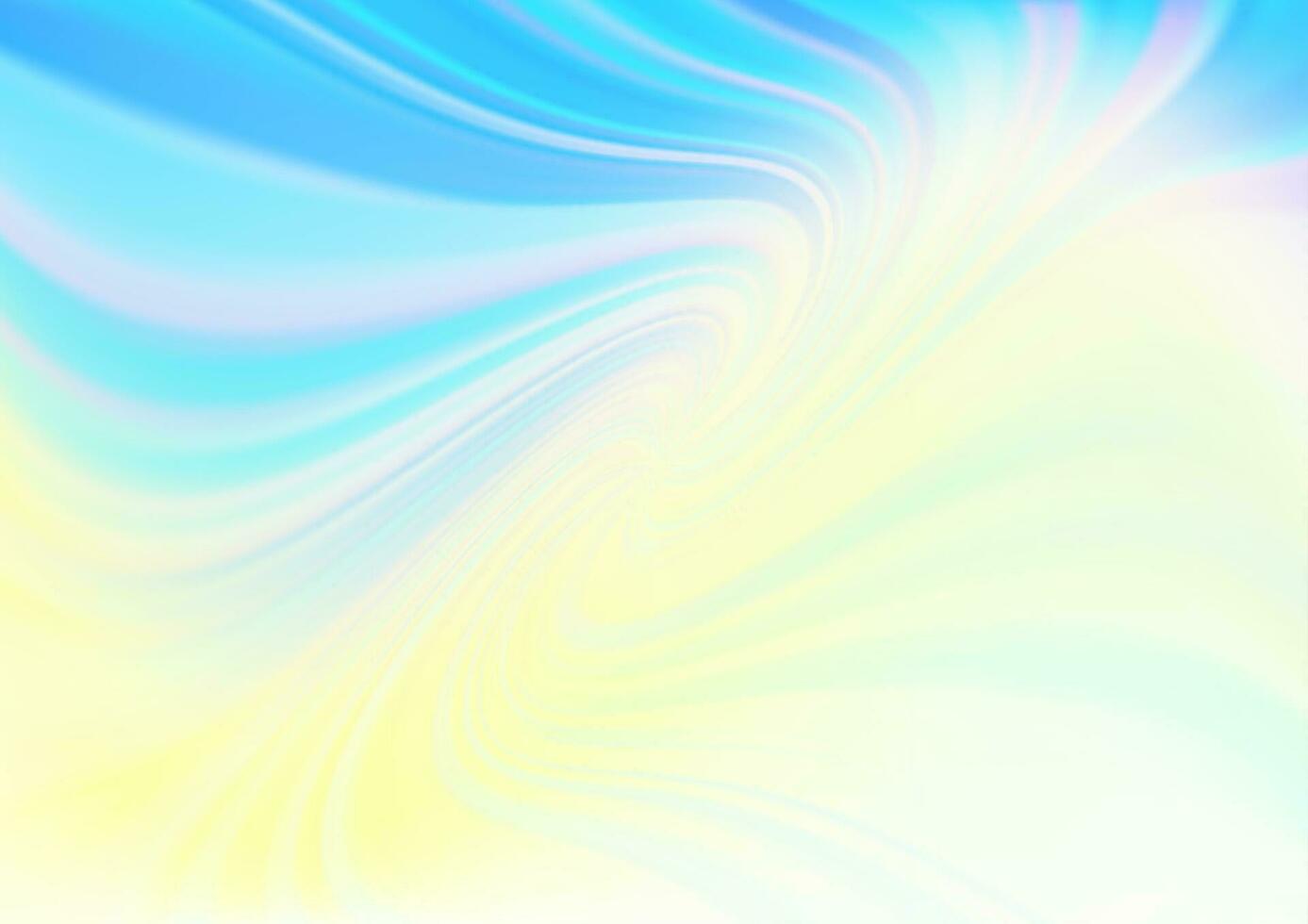 Light Blue, Yellow vector blurred shine abstract background.