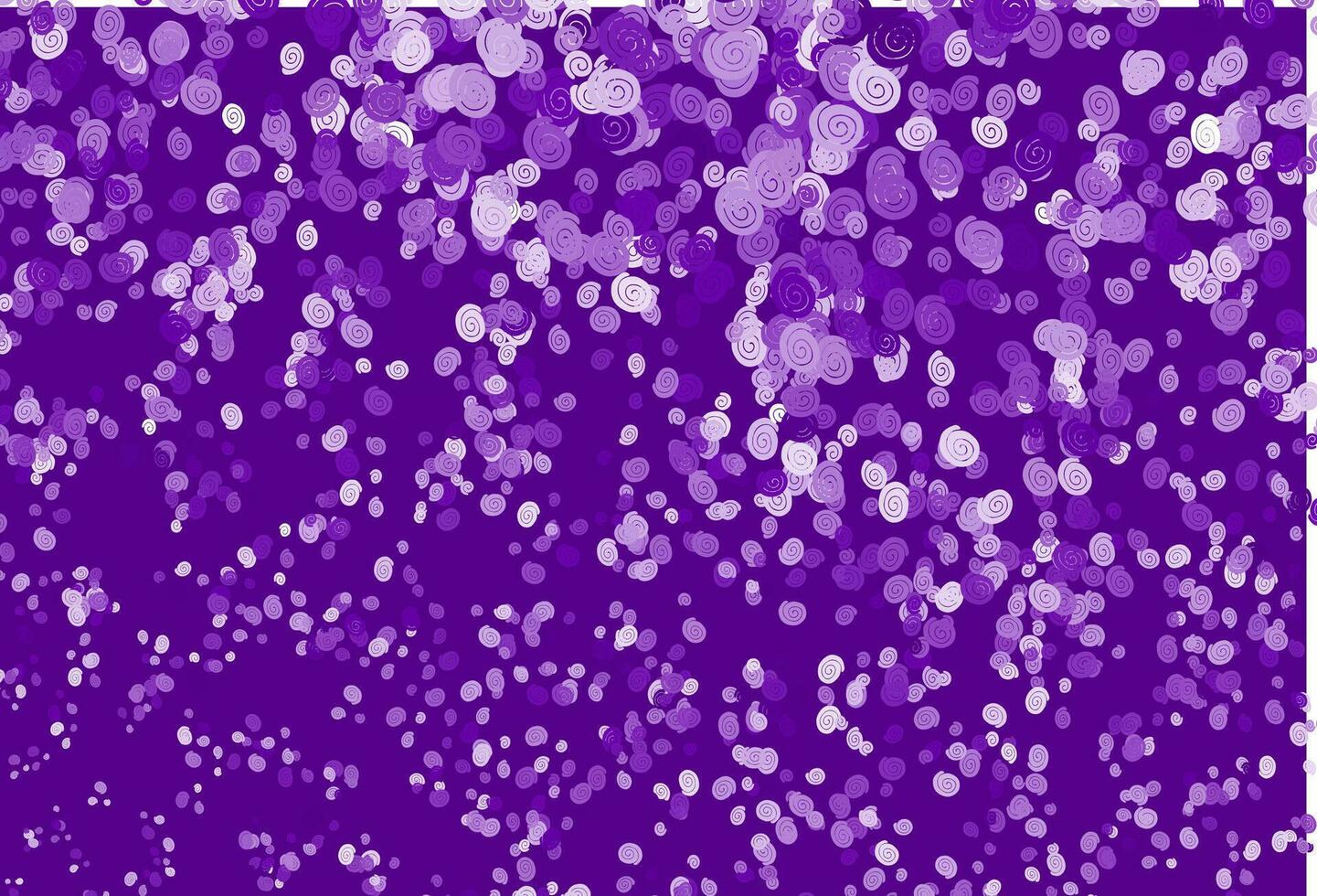 patrón de vector púrpura claro con formas líquidas.