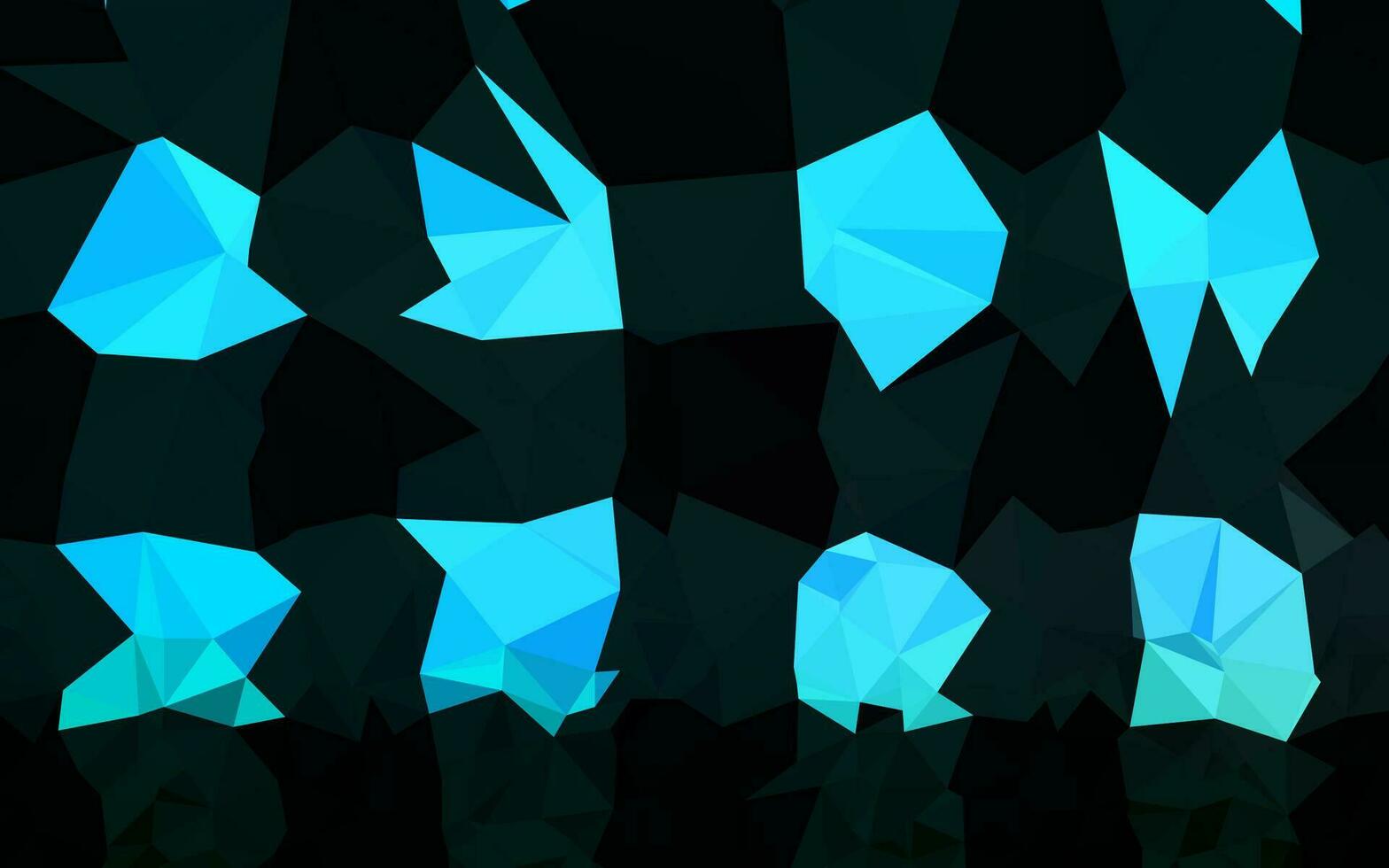 Light Blue, Green vector polygonal pattern.