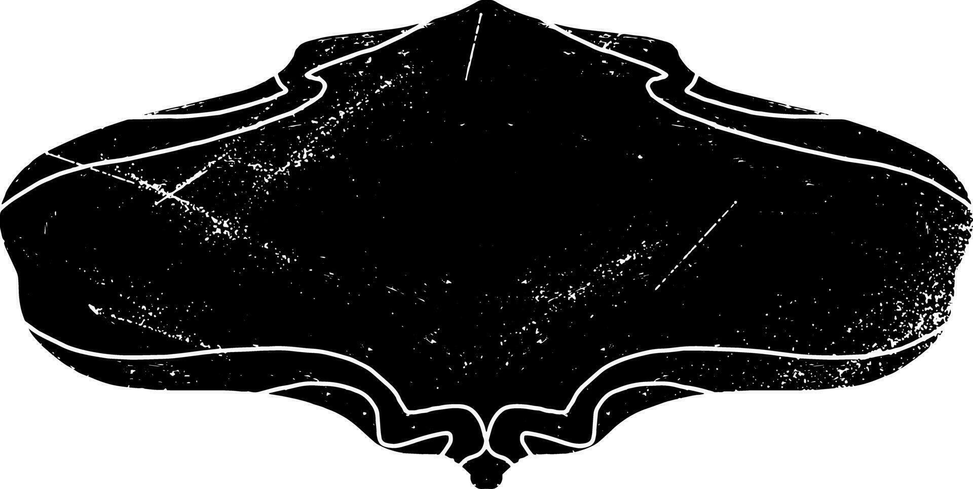 a black and white drawing of a stylized flower vector
