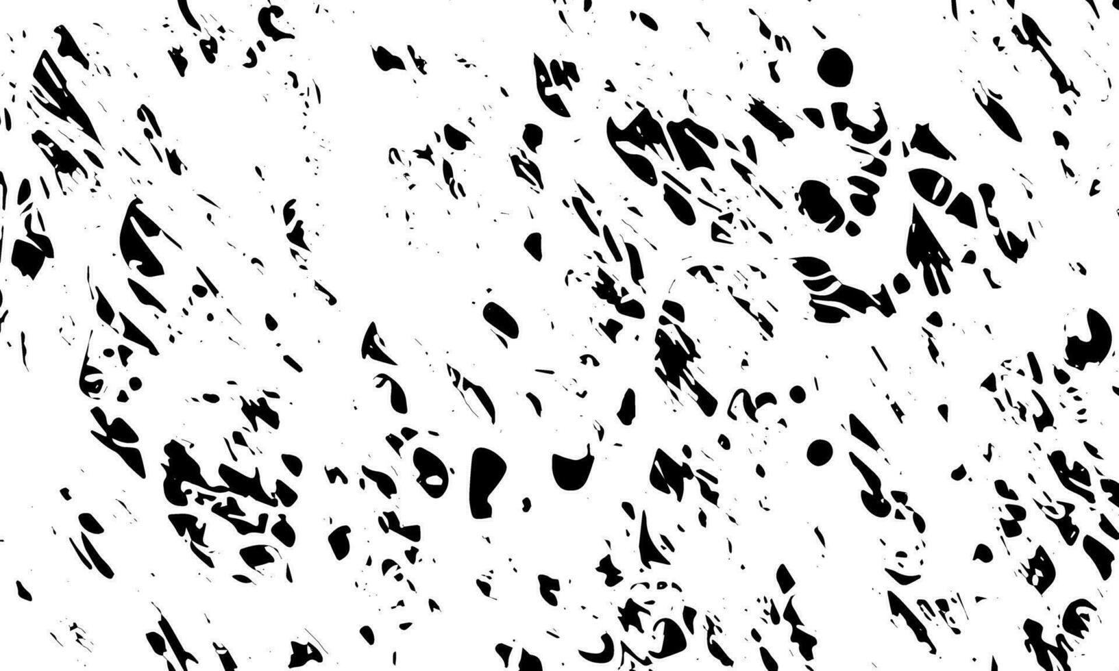 Grunge chaotic detailed black abstract texture. Vector background