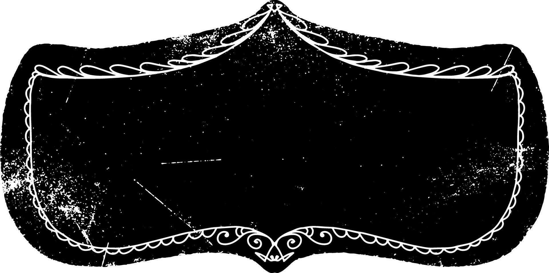 a black and white picture of a frame with a decorative border vector