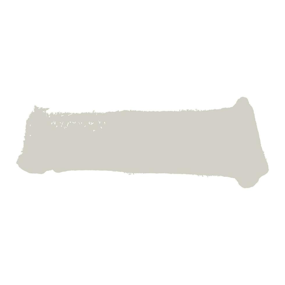 grey ink paint brush stroke vector