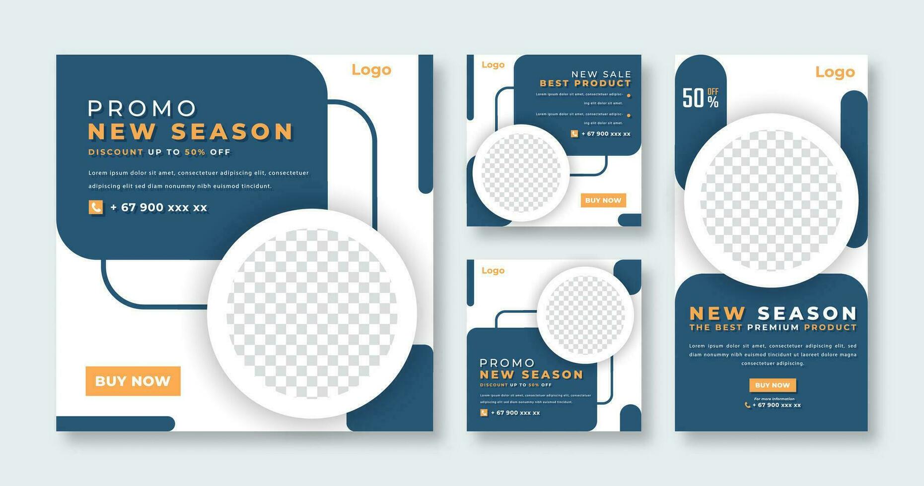 Special Sale Social Media Post for Online Marketing Promotion Banner, Story and Web Internet Ads Flyer vector