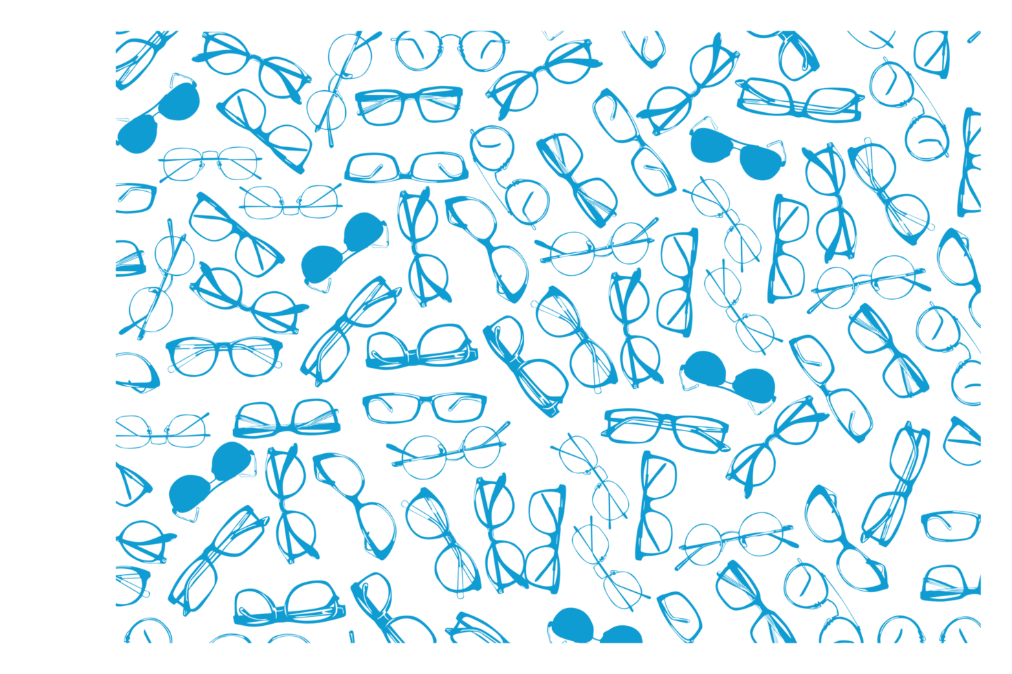 Eyeglasses - Glasses Pattern Background png