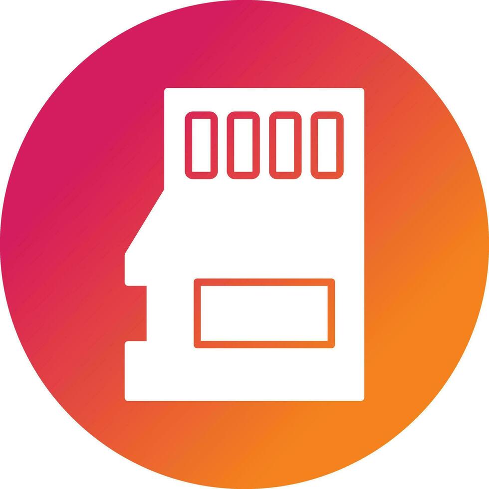 Memory Card Vector Icon