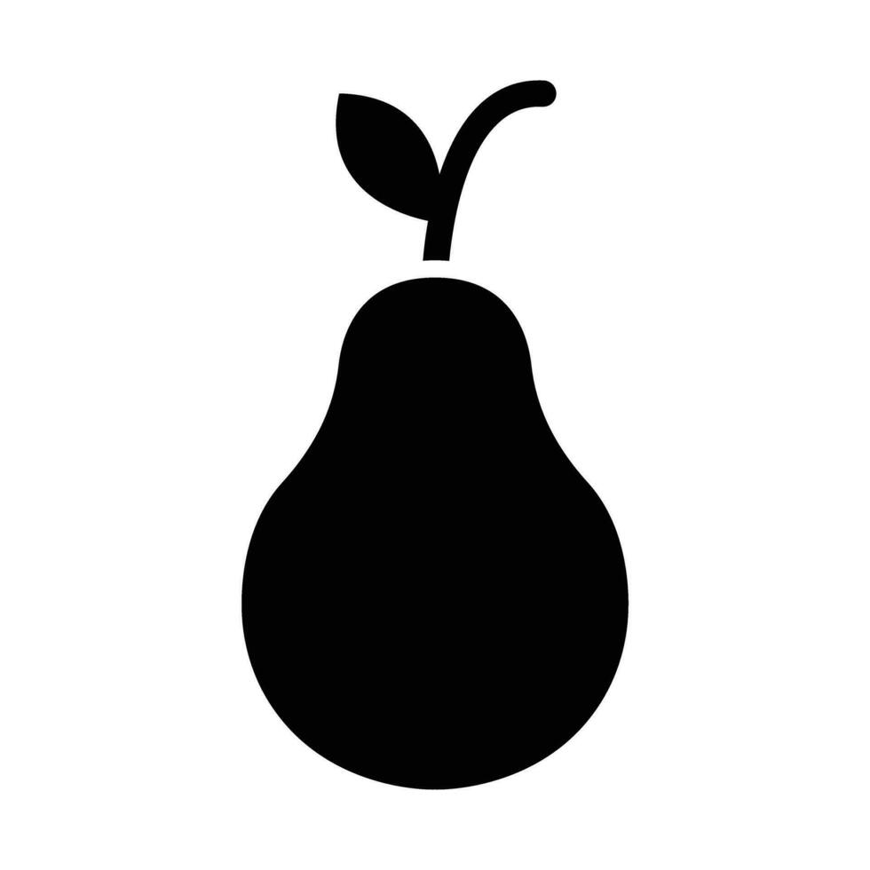 Pear Vector Glyph Icon For Personal And Commercial Use.