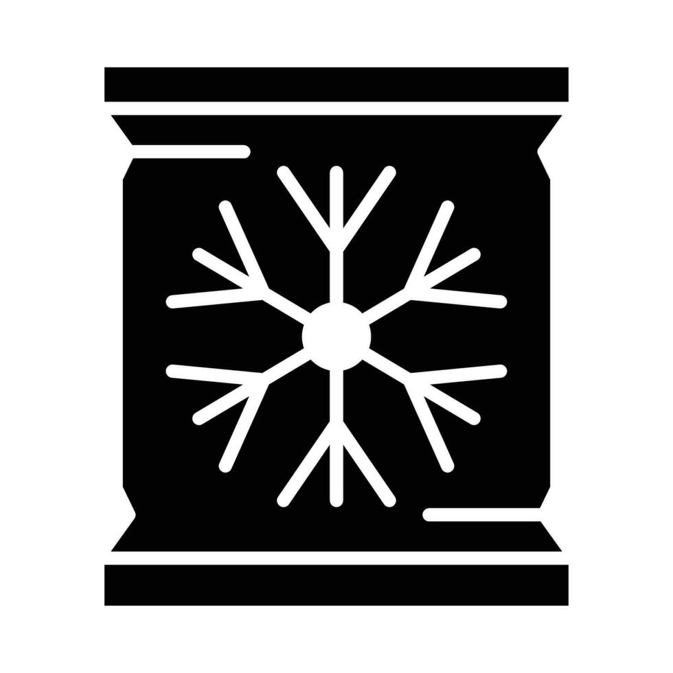 Ice Bag Vector Glyph Icon For Personal And Commercial Use.