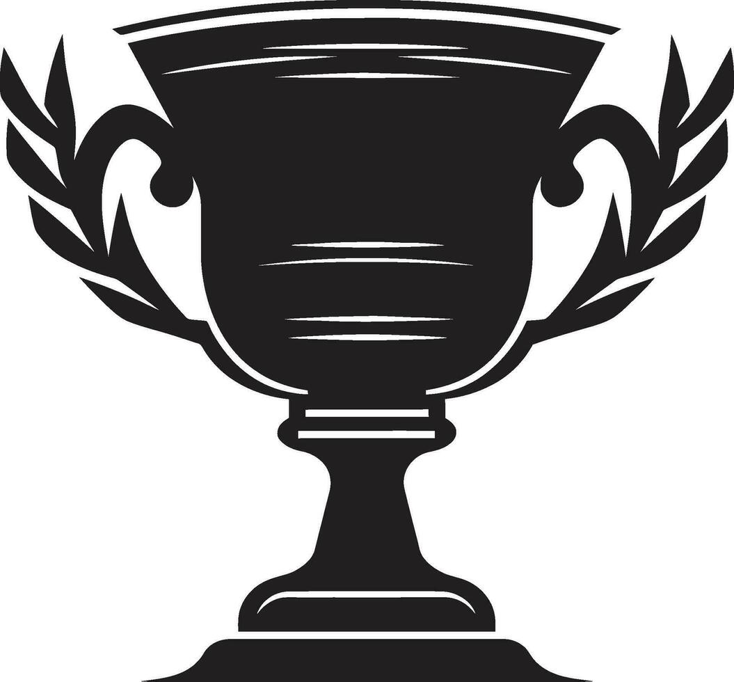Elegant Sports Ambassador Stylish Emblem Regal Trophy Majesty Emblematic Achievement Emblem vector