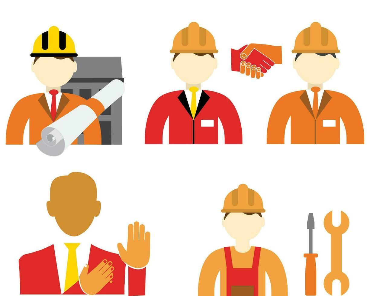 construction man icon vector illustration