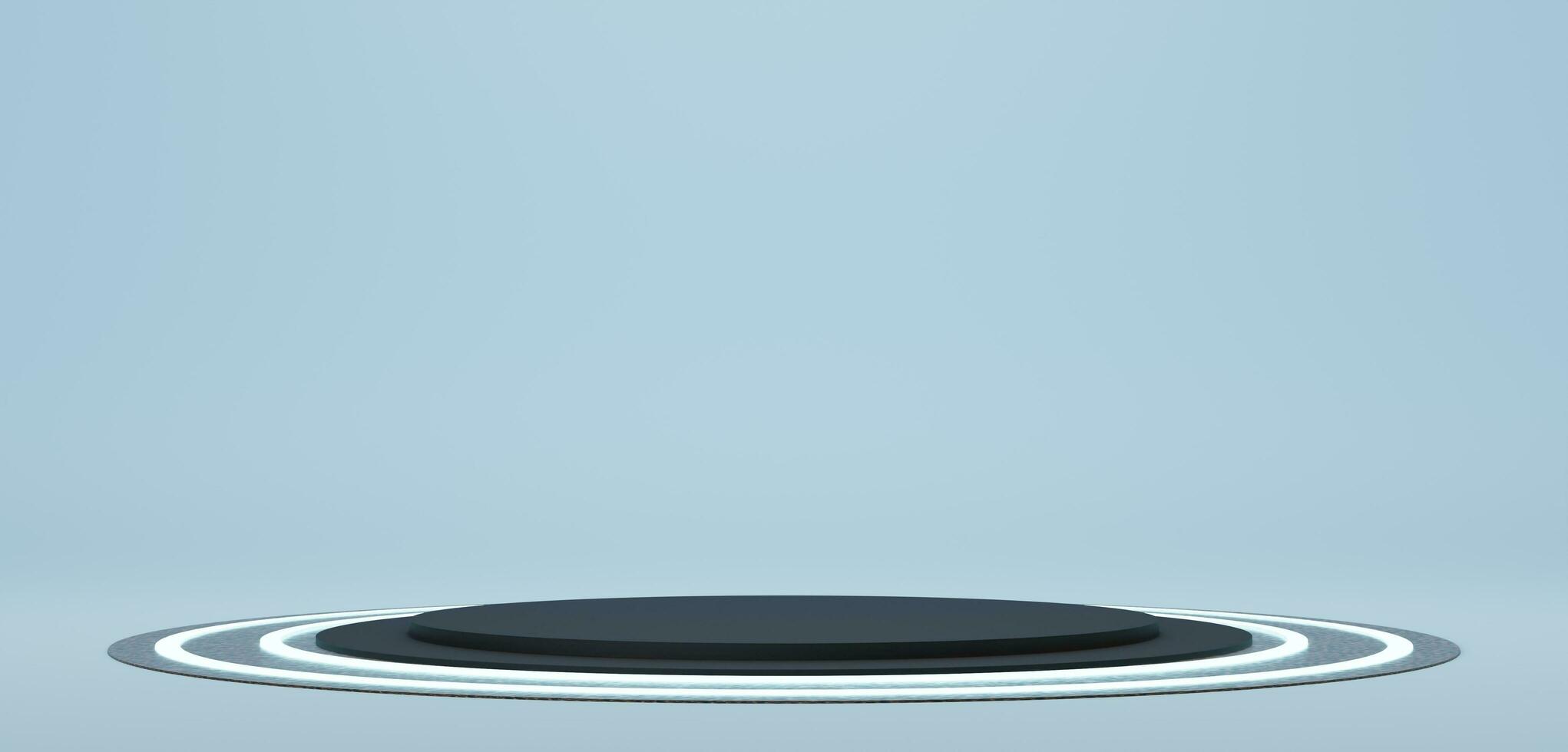Circular product display stands premium stages and studio stands for displaying 3D illustration products photo