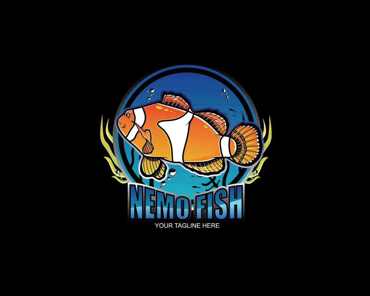 Beautiful nemo fish vector design