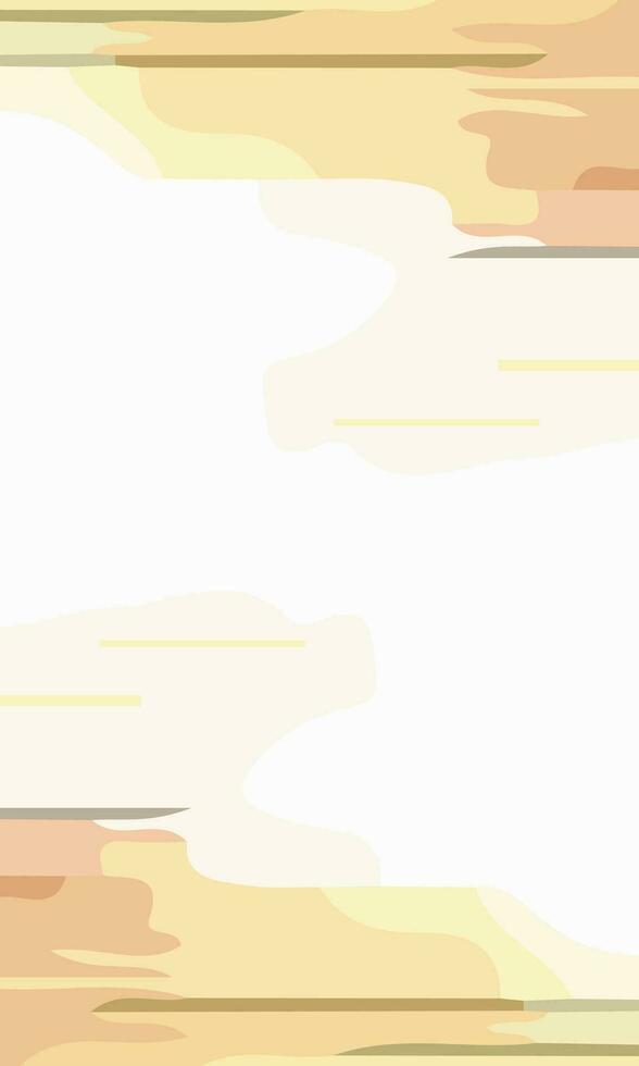 Aesthetic abstract art with a combination of shapes and brown colors. Suitable for background and poster vector