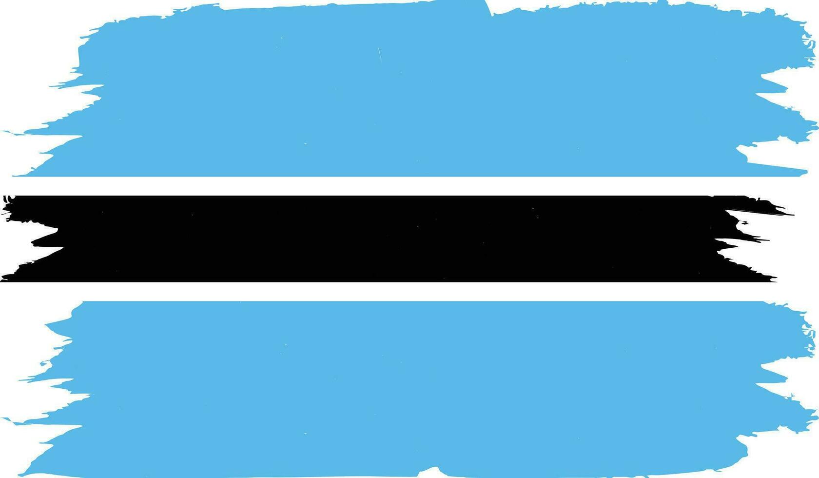 Official colors and proportions of the Botswana flag in vector form vector artwork