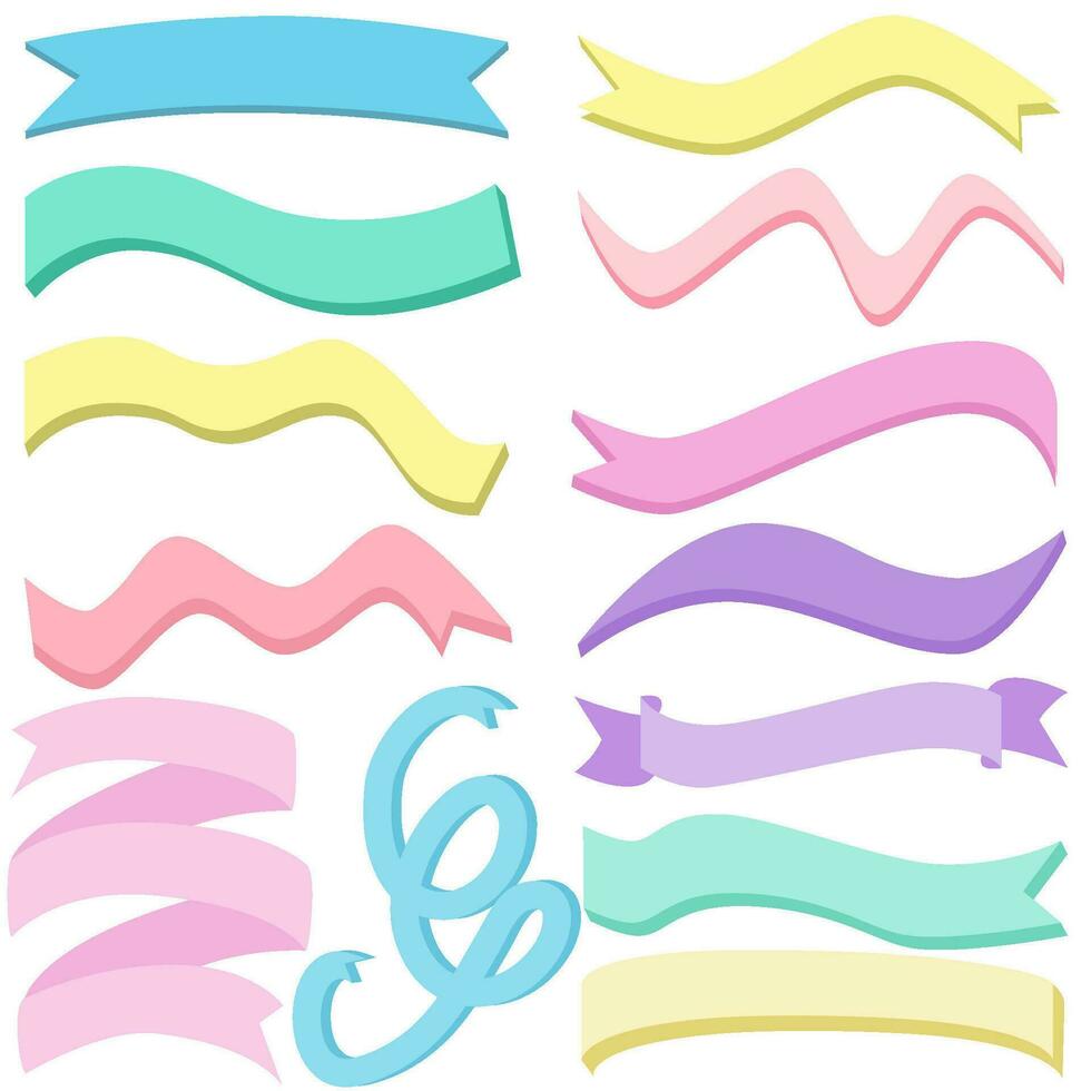 Ribbon banner illustration vector